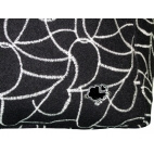 Borsa Iris bianca e nero double face